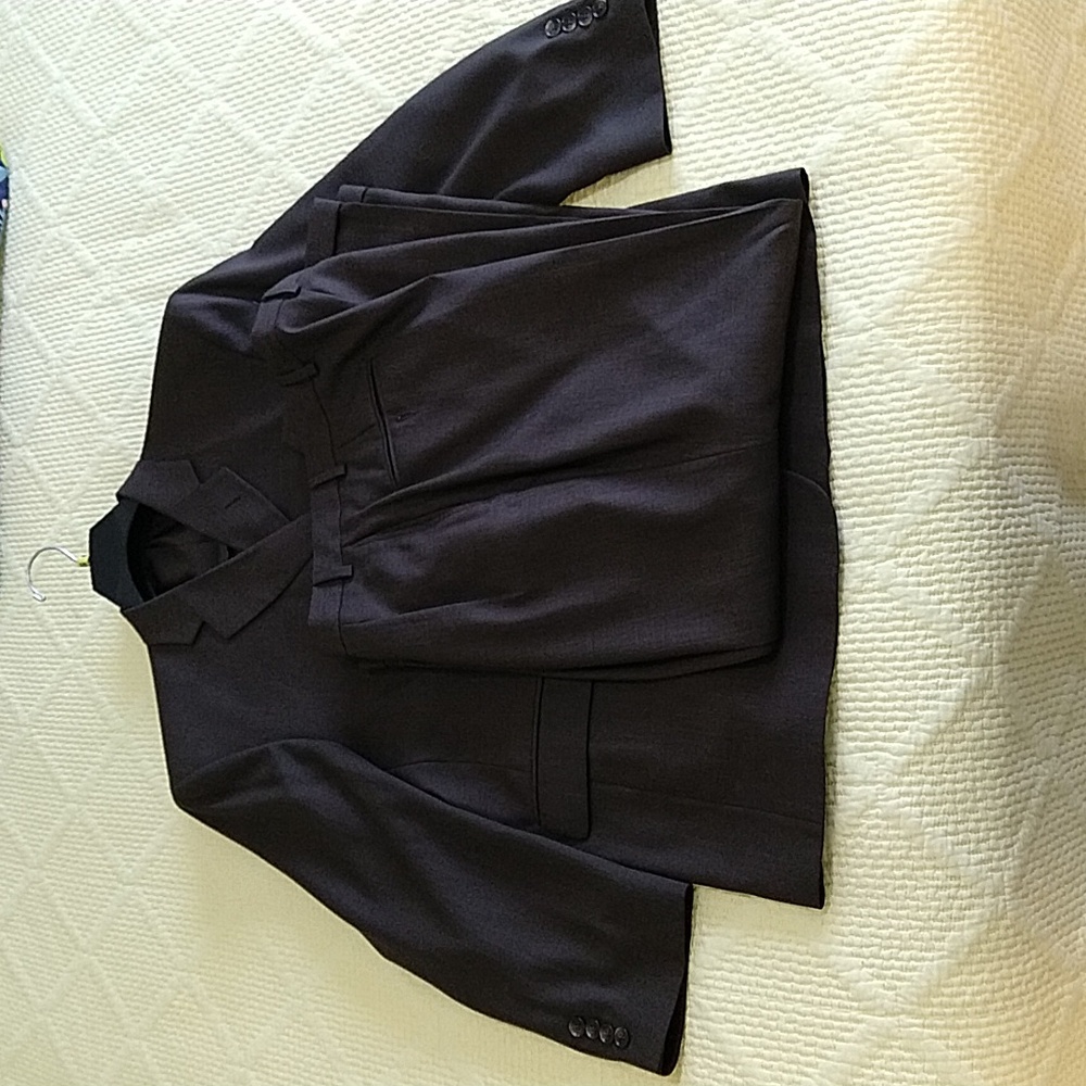 Vintage J. Ferrar Suit Dark Brown 44S